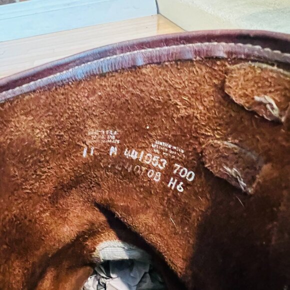 Vintage Congac Frye Distressed Engineer Boots Men's Size 11 D - Picture 3 of 16